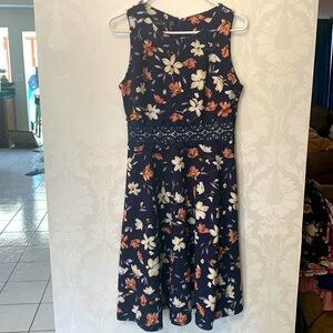 Floral midi dress